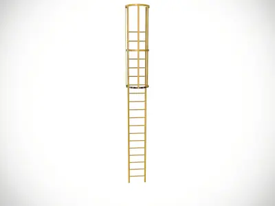 Monkey Ladder Low-poly 3D model