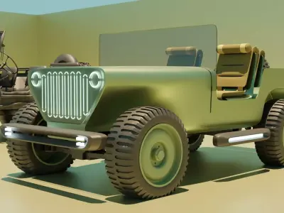 Jeep Willys 2023 Hommage 3D model