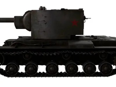 Kliment Voroshilov tank 3D model buy