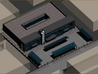 Public Center -updated- 3D model