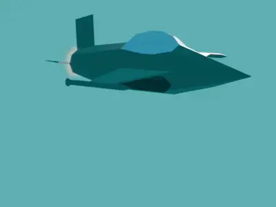 JetFighter Low-poly 3D model
