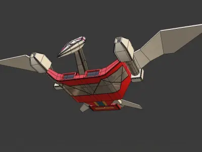 Pterodactyl Dinozord - Power Ranger 3D model