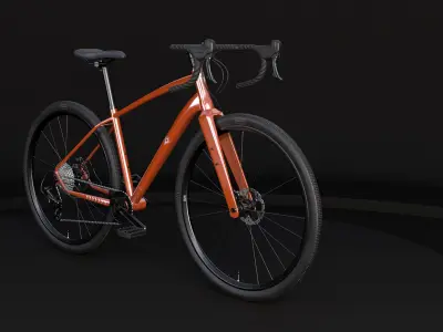 Generic Gravel Bicycle PBR 3D model