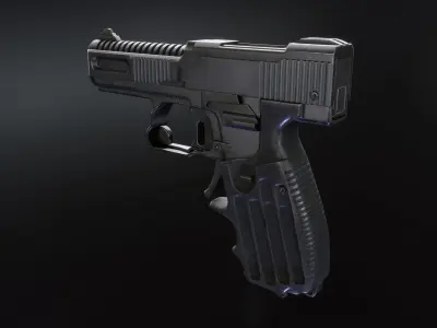 Shevchenko PSh4 Low-poly 3D model