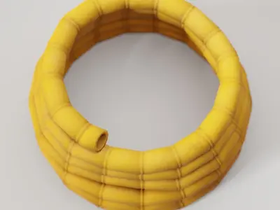 Stylized Hose Low-poly 3D model