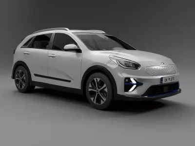 Kia Niro Ev Free low-poly 3D model