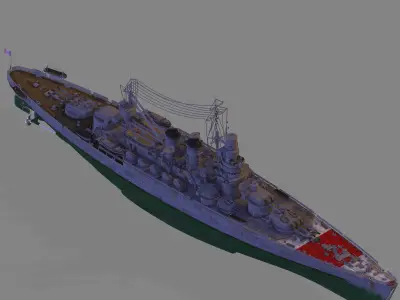 RN Duilio 3D model