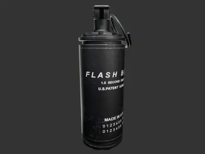 M7290 Stun Grenade Low-poly 3D model