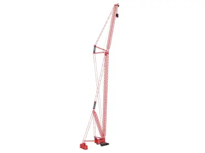 LIEBHERR LR 11000 Heawy Crawler Crane 3D model