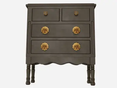 3D Model Nightstand from the 50th 3D model