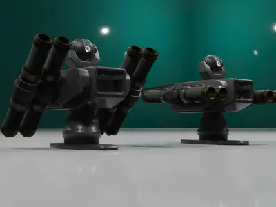 rocket launcher 3D model get