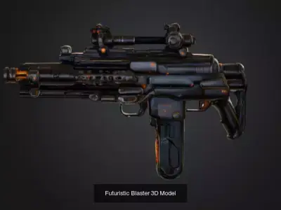 Futuristic Games Set 3D Model Collection