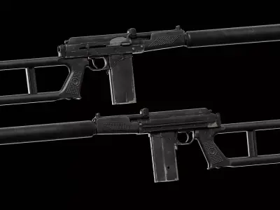 KBP VSK-94 Low-poly 3D model