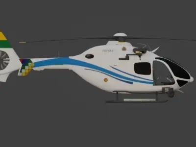 Helicopter Model 3D model by mosozee