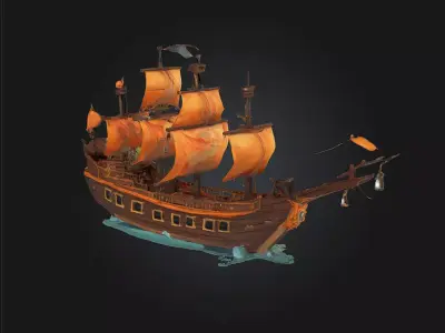 Seafarers Legacy  A Vessel of Tales and Time 3D model