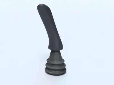 Single Controller Joy Stick Low-poly 3D model