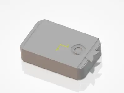 Tin Box Metal Packaging 3D model