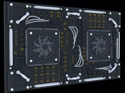sci fi details 2 3D model