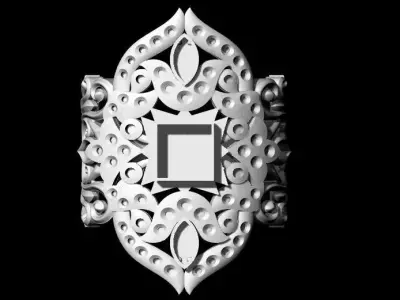 anitque ring 3dm file 3D print model