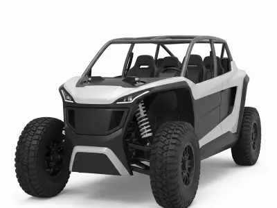 Nikola NZT UTV Low-poly 3D model