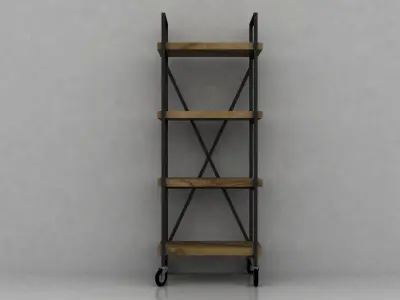 Industrial TV Unit Low-poly 3D model