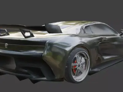 NFS Game racing car low poly Low-poly 3D model purchase