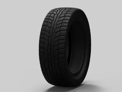 Whinter tire  Free 3D model