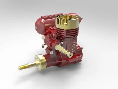 RC Engine Free 3D model