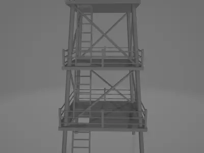 Watch Tower Free 3D model