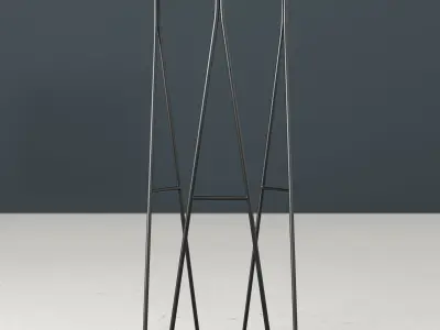 Industrial Style Stool Low-poly 3D model