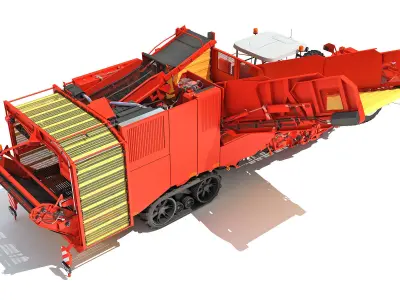 Potato Combine Harvester 3D model