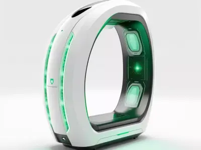Futuristic Data Core System 3D model