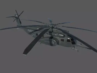 MH- 53E  Sea-Dragon Low-poly 3D model