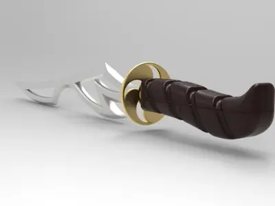 Sword weapon 3D model