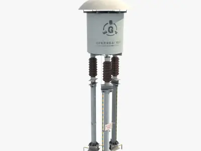 High Voltage Reactor 3 3D model