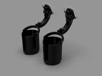 Universal Car Cup Holder 3D model