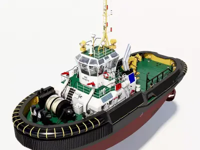 Tugboat   3D model