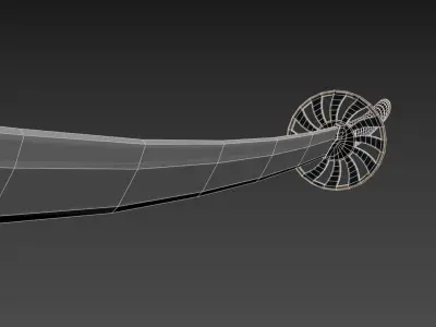 KATANA SWORD Low-poly 3D model purchase