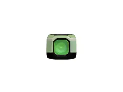 Futuristic Green LED Handheld Tool 3D model