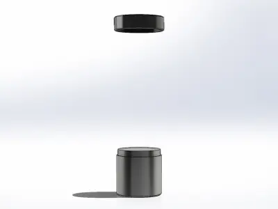 Base com Tampa Schneider XVBC21 Base with Cover 3D model