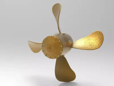 Propeller - Radiating Blades 3D model