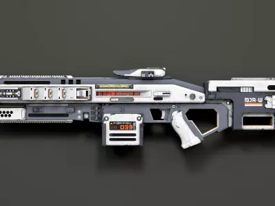 Si Fi - Weapon by M 3D model