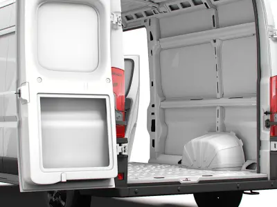 Opel Movano Van L3H2 HQ Interior 2023 3D model
