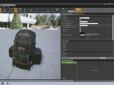 PostApoMan unreal engine asset  Low-poly 3D model