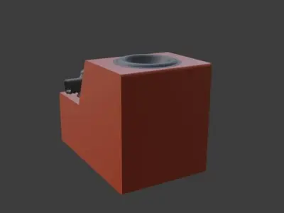 Center Console wth a Subwoofer 3D model
