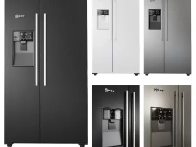 NEFF appliance collection Low-poly 3D model