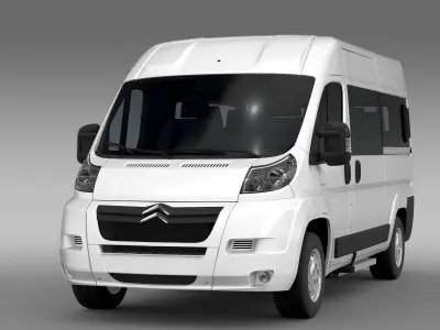 Citroen Relay Window Van L2H2 2006-2014 3D model