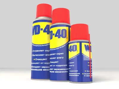  Universal grease WD-40 anti-corrosion 3D model