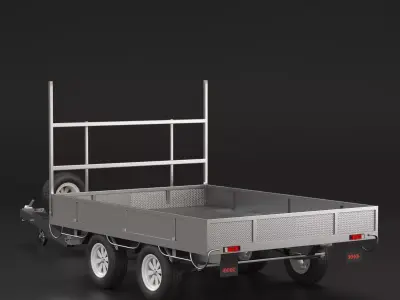 Flat top 14x7 Free low-poly 3D model