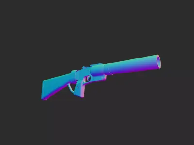 M79 Chemical grenade launcher 3D model